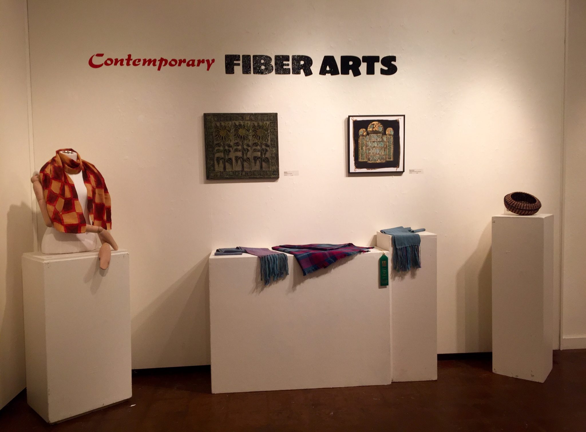 Contemporary Fiber Arts Exhibit at the Santa Cruz Art League.