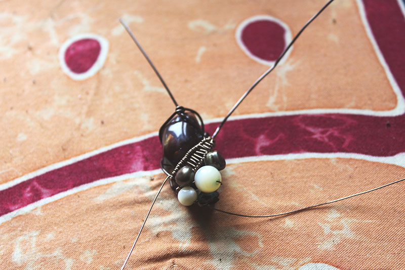 jewelry progress pearl wire wrapped