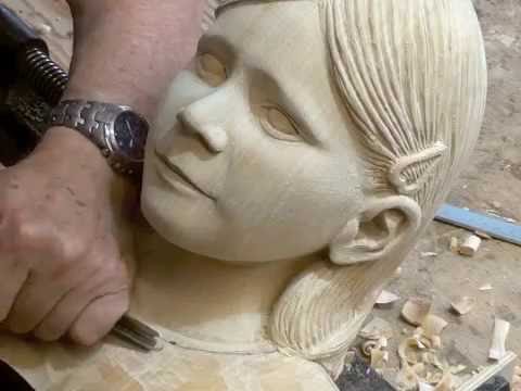 Video: How to Wood Carve a Portrait | Local Santa Cruz